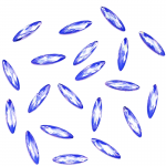 Cristale pentru unghii Marquise, 4 bucati Cod MQ007 Blue Cristale pentru unghii Marquise, 4 bucati Cod MQ007 Blue